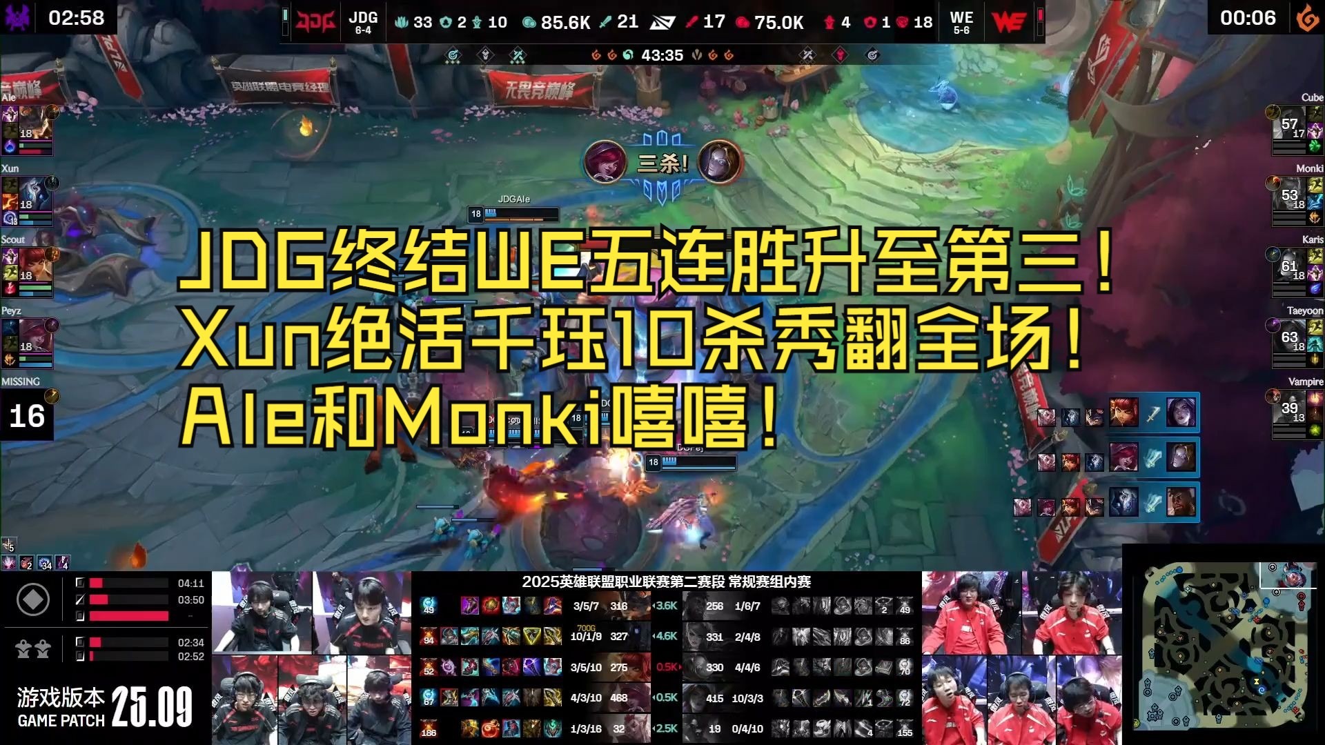 开云体育在线-RNG翻盘JDG,CoreJJ关键制胜